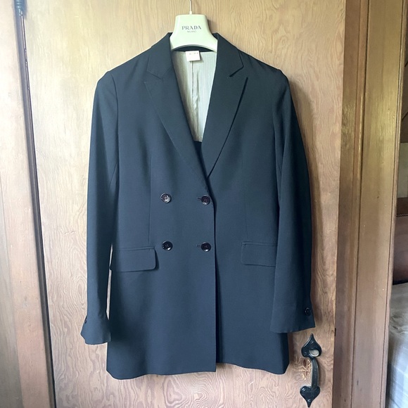 Suit Jacket Black Women Size L - Picture 3 of 12
